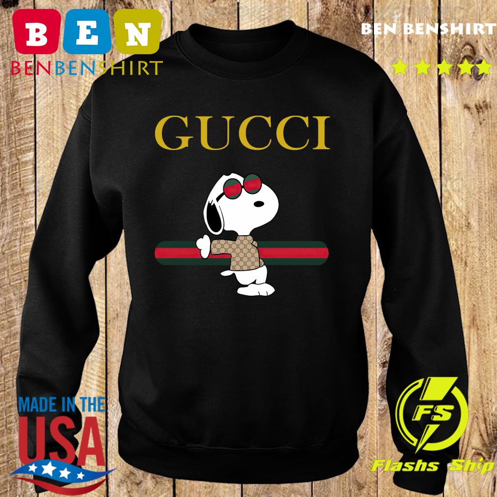 Official Gucci Versace Snoopy 21 Shirt Hoodie Sweater Long Sleeve And Tank Top