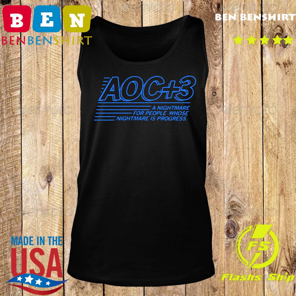 aoc plus three shirt